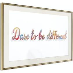 Arkiio Affisch Dare To Be Different [Poster] 30x20 Poster